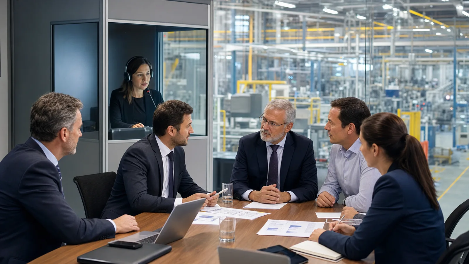 Servicios de interpretación presencial para empresas industriales en Chile